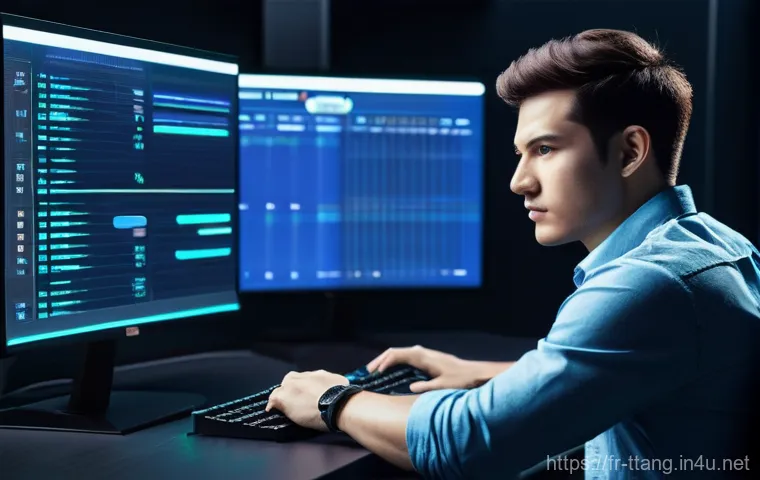 탕탕특공대 이벤트 참여 방법 - **Prompt:** A diverse group of four young adults, two male and two female, are actively collaboratin...